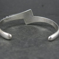 Vintage Southwestern Sterling Silver Lapis Lazuli Spiny Oyster Cuff Bracelet 6"
