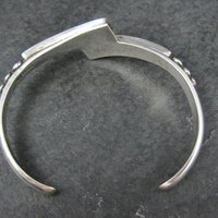 Vintage Southwestern Sterling Silver Lapis Lazuli Spiny Oyster Cuff Bracelet 6"