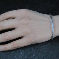 Southwestern Vintage Sterling Cuff Bracelet 6 Inches Tahe
