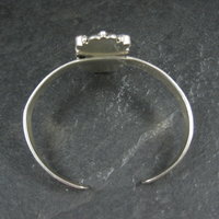 Southwestern Sterling Silver Mohave Turquoise Spiny Oyster Cuff Bracelet 6.25"