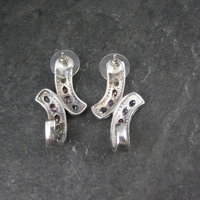 Large Multi Colored Topaz Earrings
