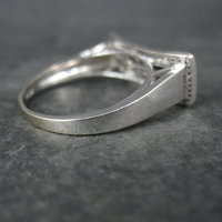 Estate 10K Black and White Diamond Ring .64 Ctw Size 8.5
