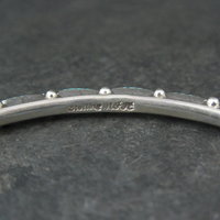 Zuni Petite Point Turquoise Cuff Bracelet 6.5" 