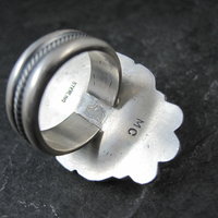 Michael Calladitto Navajo Turquoise & Sterling Silver Ring Size 8