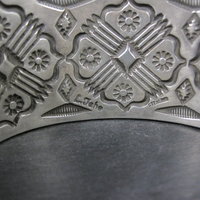 Heavy Thick Native American Sterling Cuff Bracelet 7 Inches Navajo Leander Tahe One of A Kind