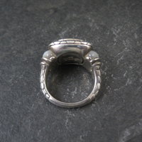 Vintage Sterling 18K Picasso Inlay Ring Size 5.5 Eric Grossbardt