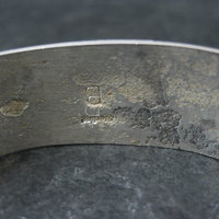 Navajo Sterling Tufa Cuff Bracelet 6.25 Inches Anthony Bowman