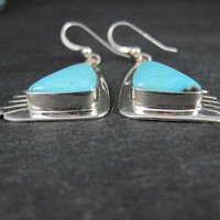 Large Turquoise Earrings Jay King Desert Rose Trading New
