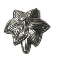 Vintage Mexican Sterling Lily Brooch Pendant Salvador Garcia Jaimez