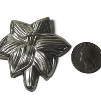Vintage Mexican Sterling Lily Brooch Pendant Salvador Garcia Jaimez