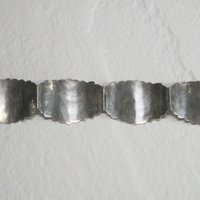 Ornate Vintage Mexican Sterling Panel Bracelet 7 Inches Ruiz