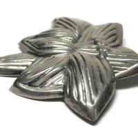 Vintage Mexican Sterling Lily Brooch Pendant Salvador Garcia Jaimez
