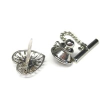Vintage Black Hills Sterling Heart Tie Tack