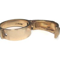 Antique 14K Love Knot Band Ring Size 7 New Old Stock
