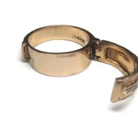 Antique 14K Love Knot Band Ring Size 7 New Old Stock