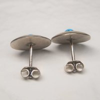 Southwestern Turquoise Apple Stud Earrings