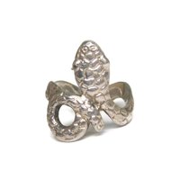 Vintage Sterling Snake Ring Size 6.5