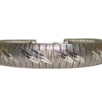 Estate Italian Sterling 1/2 Inch Bracelet 8 Inches