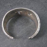 Heavy Vintage Tufa Cast Turquoise Coral Cuff Bracelet 6.25 Inches