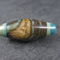 Handmade Artisan Lampwork Bead 1 5/8 Inches Sealife
