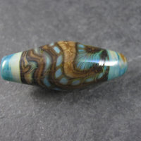 Handmade Artisan Lampwork Bead 1 5/8 Inches Sealife