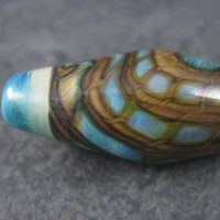 Handmade Artisan Lampwork Bead 1 5/8 Inches Sealife