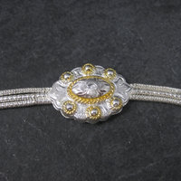 Vintage Western Concho Bracelet by Circle Y | 7.5” Cowgirl Jewelry | Rodeo Bracelet | New Old Stock