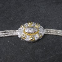 Vintage Western Concho Bracelet by Circle Y | 7.5” Cowgirl Jewelry | Rodeo Bracelet | New Old Stock