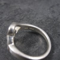 Vintage Sterling Intertwined Heart Ring Size 6.5