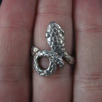 Vintage Sterling Snake Ring Size 6.5