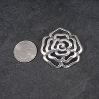 Estate Sterling Flower Brooch