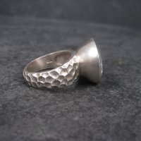 Large Estate Cubic Zirconia Statement Ring Size 7.5