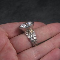 Large Estate Cubic Zirconia Statement Ring Size 7.5