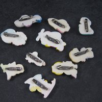 Destash Vintage Resin Kitsch Pins People Elephant Kitten Airplane
