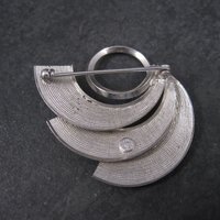 Vintage Sterling Swirl Brooch Pin Dolan Bullock