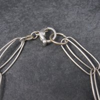 Vintage Modern Sterling Necklace Bracelet Jewelry Set