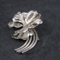 Vintage Sterling Forstner Flower Brooch