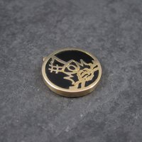 Vintage 10K Onyx #1 Mom Charm Pendant