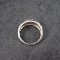 Vintage Sterling Filigree Ring Size 8