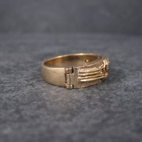 Antique 14K Love Knot Band Ring Size 7 New Old Stock