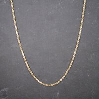 Vintage 14K 3.5mm Rope Chain Necklace 29 Inches 34.3 Grams