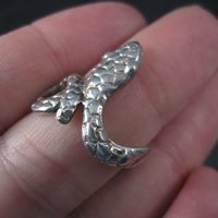 Vintage Sterling Snake Ring Size 6.5