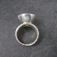 Large Estate Cubic Zirconia Statement Ring Size 7.5