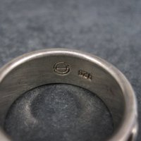 Vintage 90s Spinner Band Ring Sterling Size 7