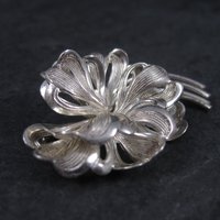 Vintage Sterling Forstner Flower Brooch