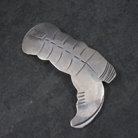 Vintage Southwestern Sterling Cowboy Boot Brooch