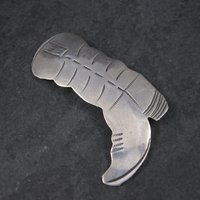 Vintage Southwestern Sterling Cowboy Boot Brooch