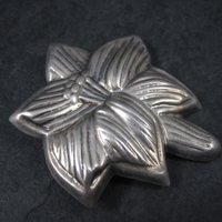 Vintage Mexican Sterling Lily Brooch Pendant Salvador Garcia Jaimez