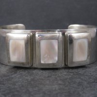 Mother of Pearl Cuff Bracelet 7 Inches