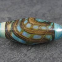 Handmade Artisan Lampwork Bead 1 5/8 Inches Sealife